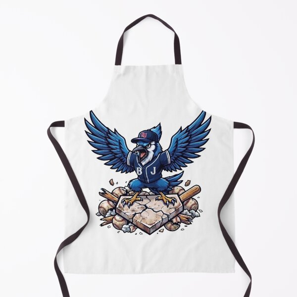 Item preview, Angry Blue Jay Baseball Mascot Crushing Home Plate designed and sold by Pandora´s Box.