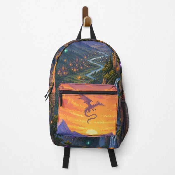 Item preview, Dragonflight Over the Sunset Kingdom designed and sold by Sketchlegacy.