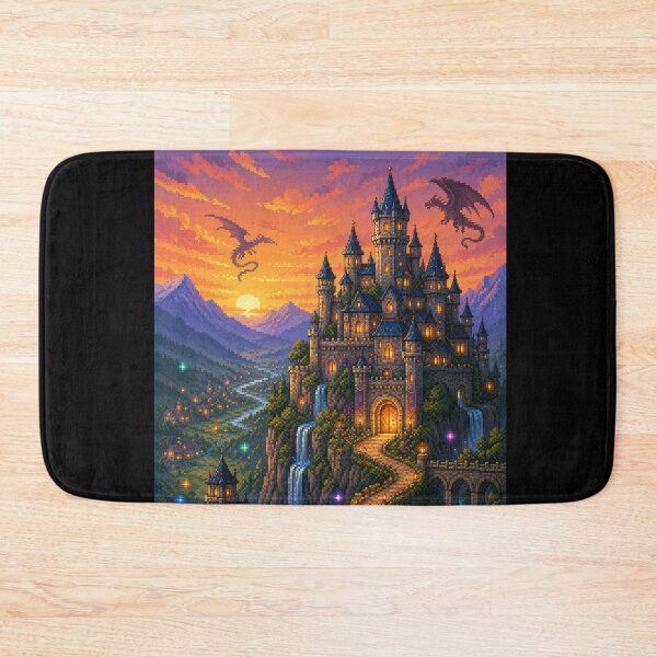 Item preview, Dragonflight Over the Sunset Kingdom  designed and sold by Sketchlegacy.
