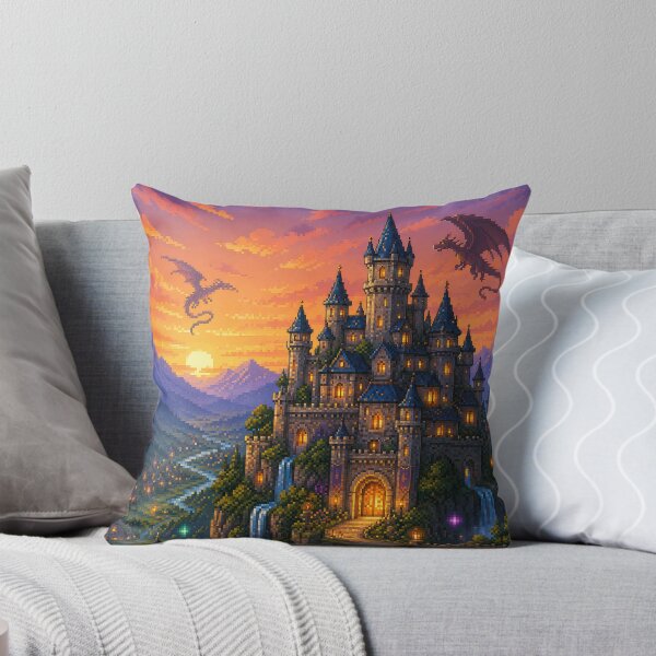 Item preview, Dragonflight Over the Sunset Kingdom  designed and sold by Sketchlegacy.