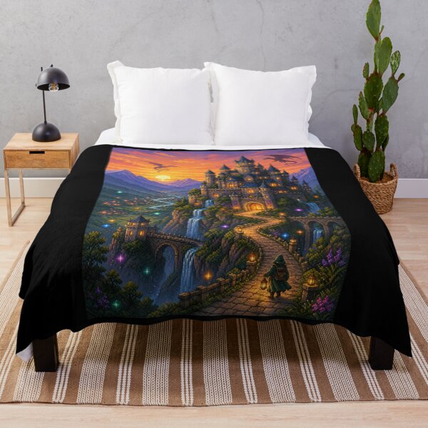 Item preview, Dragonflight Over the Sunset Kingdom  designed and sold by Sketchlegacy.