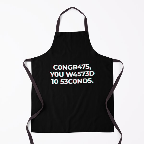 Item preview, Congrats You Wasted 10 Seconds Funny Tech Nerdy Saying designed and sold by CuteLovelyDesigns.