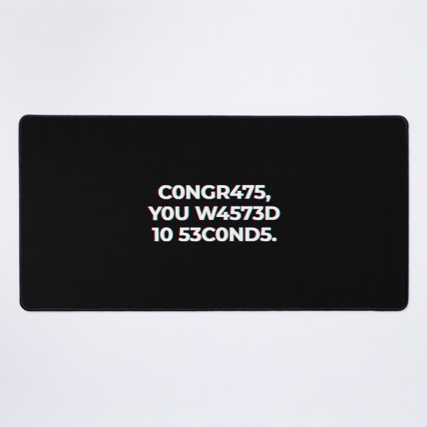 Item preview, Congrats You Wasted 10 Seconds Funny Tech Nerdy Saying designed and sold by CuteLovelyDesigns.