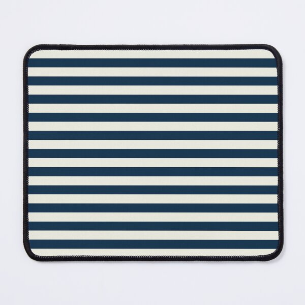 Item preview, Coastal Scandi Cottage Stripes Classic Pattern in Dark Blue and Off White designed and sold by kierkegaard.