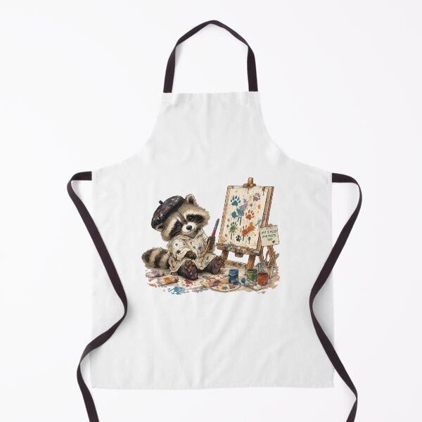 Item preview, Raccoon Artist – Creative Messy Painter Animal Art designed and sold by EdgeSphere.