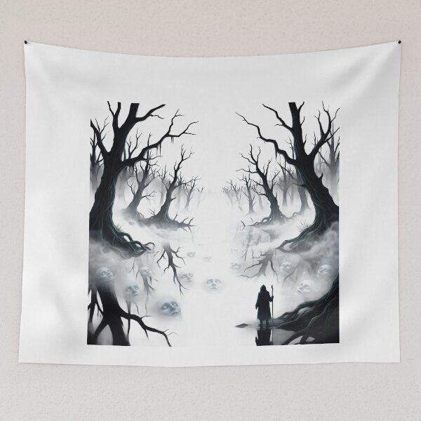 Item preview, Dead Marshes Ghost Lights Lord of the Rings Dark Fantasy Atmosphere designed and sold by LunaMarkos.