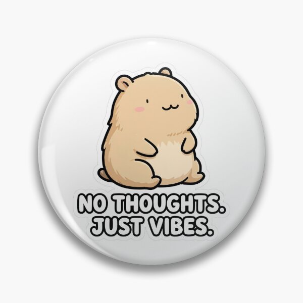 Item preview, No Thoughts Just Vibes Funny Meme designed and sold by Job4837.
