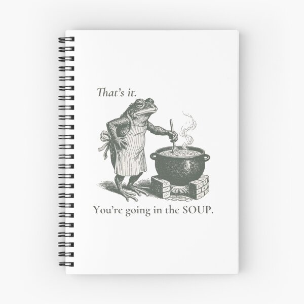 Item preview, That's It You're Going in the Soup - Funny Frog designed and sold by Gbriel3.