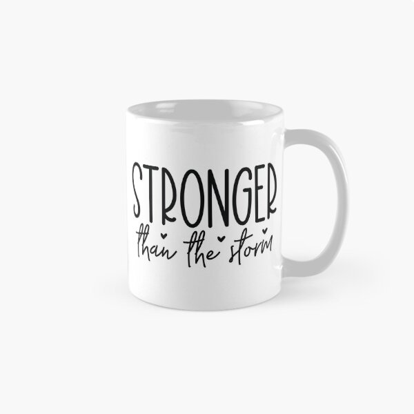 Item preview, Stronger Than The Storm - Motivational Quotes Retro Vintage Aesthetic Inner Strength Gift designed and sold by FuzionRaptor.