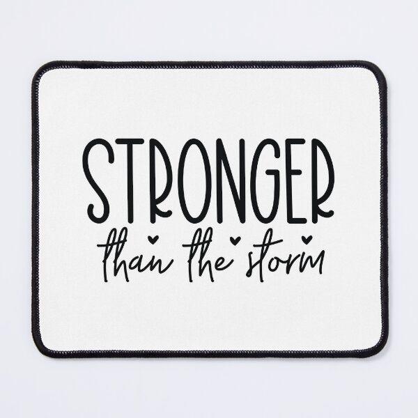 Item preview, Stronger Than The Storm - Motivational Quotes Retro Vintage Aesthetic Inner Strength Gift designed and sold by FuzionRaptor.