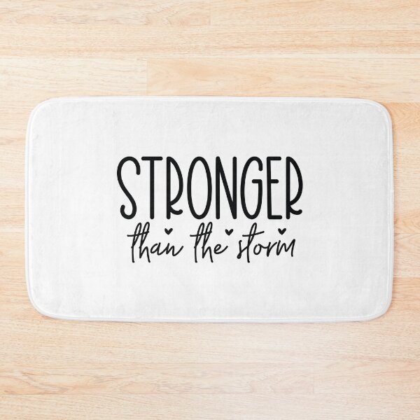 Item preview, Stronger Than The Storm - Motivational Quotes Retro Vintage Aesthetic Inner Strength Gift designed and sold by FuzionRaptor.