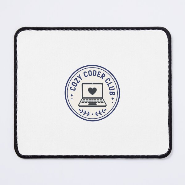 Item preview, Cozy Coder Club Cute Programmer Badge Gift designed and sold by cozy-creative.