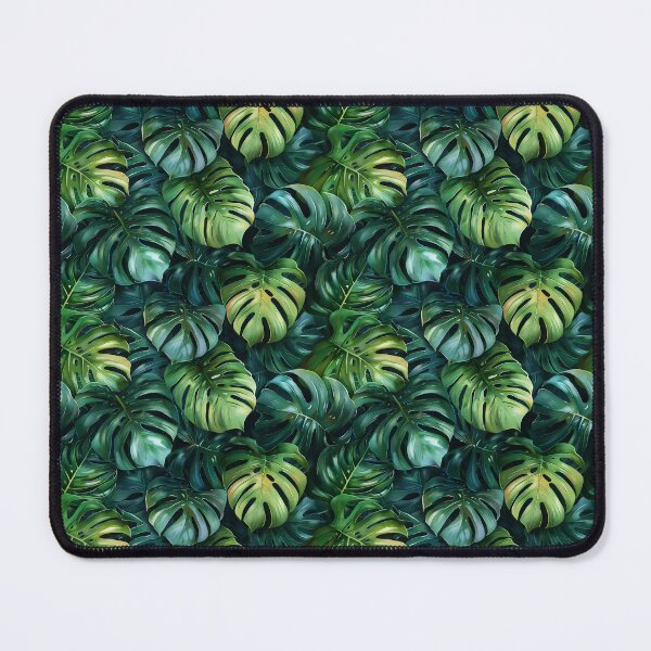 Item preview, Lush Green Tropical Monstera Leaves Seamless Pattern designed and sold by NTGUILTY.