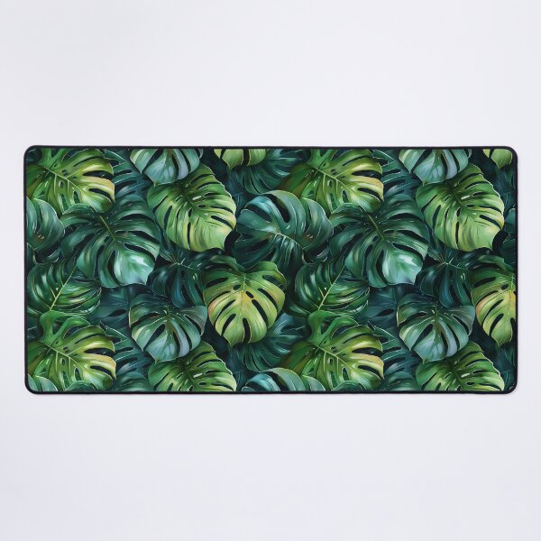 Item preview, Lush Green Tropical Monstera Leaves Seamless Pattern designed and sold by NTGUILTY.