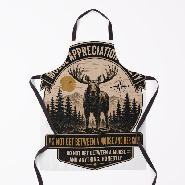 Item preview, Moose Appreciation Society Do Not Get Between A Moose And Her Calf Funny Wildlife designed and sold by WearTheVibe Store.