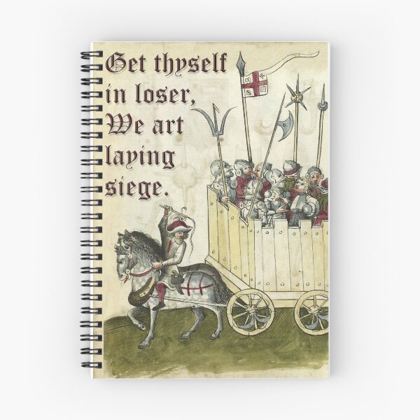 Item preview, Get Thyself In Loser, We Art Laying Siege designed and sold by HeckYeaSwords.