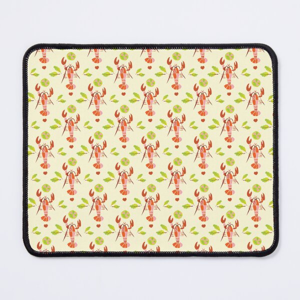Item preview, Cute Lobster and Lime Pattern designed and sold by Anya Ryzhokhina.