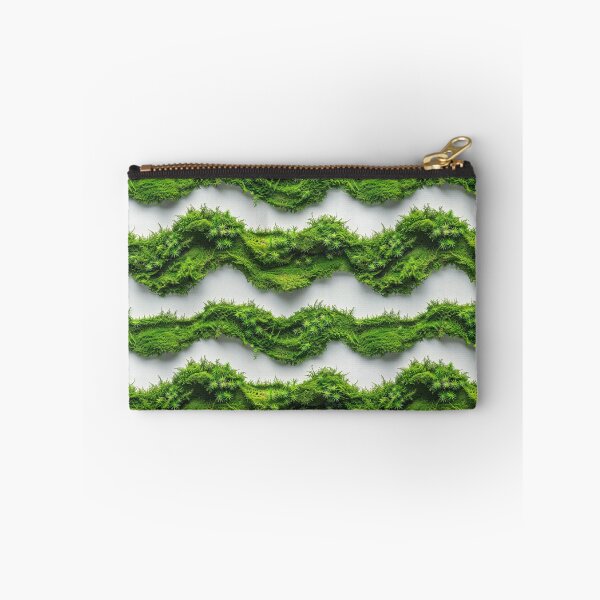 Item preview, Lush Green Moss Waves Seamless Pattern designed and sold by NTGUILTY.