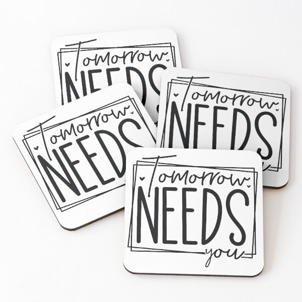 Item preview, Tomorrow Needs You - Motivational Quotes Retro Vintage Aesthetic Mental Health Support Gift designed and sold by FuzionRaptor.