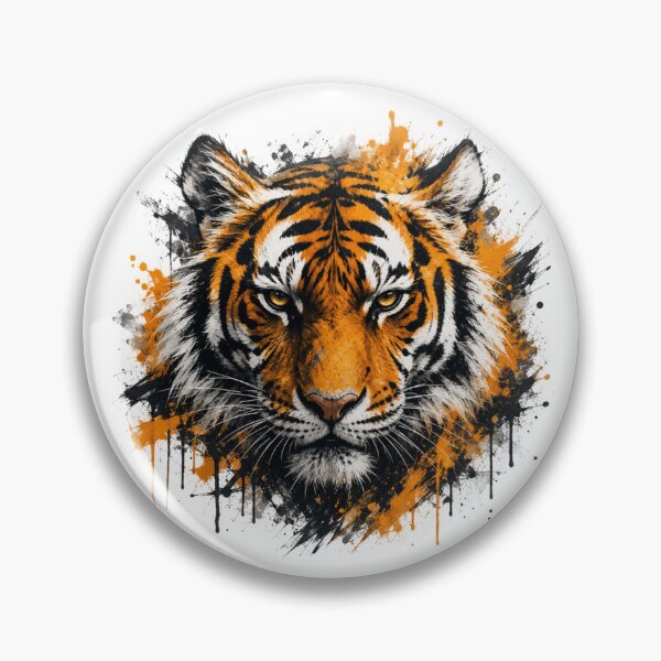 Item preview, Tiger with graffiti designed and sold by World-of-Magic.