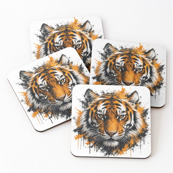 Item preview, Tiger with graffiti designed and sold by World-of-Magic.