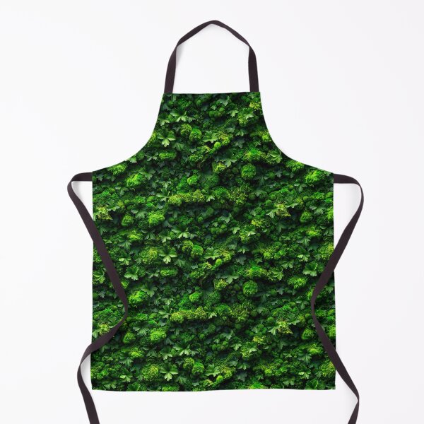 Item preview, Lush Green Forest Moss Leaves Seamless Pattern designed and sold by NTGUILTY.