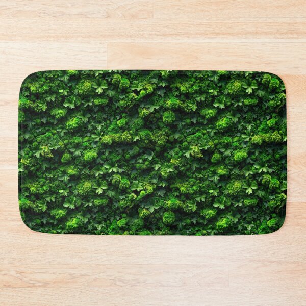 Item preview, Lush Green Forest Moss Leaves Seamless Pattern designed and sold by NTGUILTY.