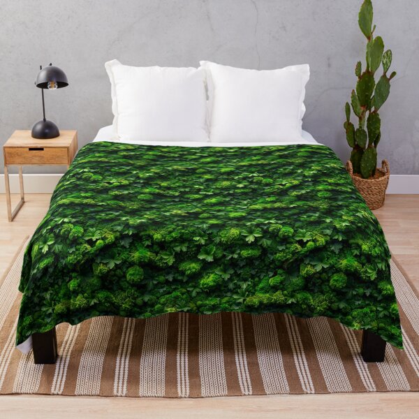 Item preview, Lush Green Forest Moss Leaves Seamless Pattern designed and sold by NTGUILTY.