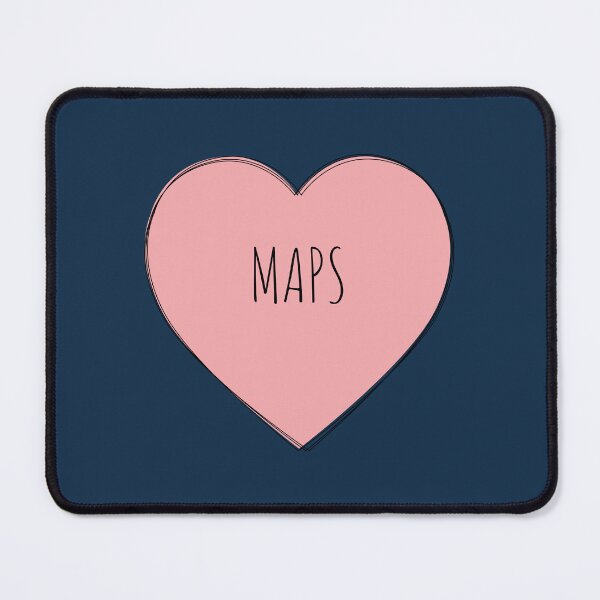 Item preview, I Love Maps Heart designed and sold by MaryAller.