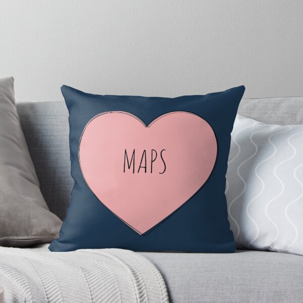 Item preview, I Love Maps Heart designed and sold by MaryAller.