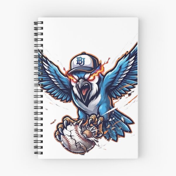 Item preview, Fiery Blue Jay Diving Baseball Attack Mascot designed and sold by Pandora´s Box.
