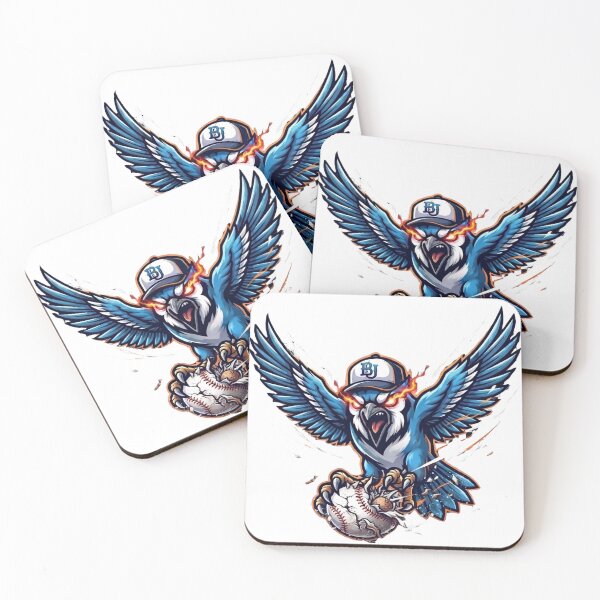 Item preview, Fiery Blue Jay Diving Baseball Attack Mascot designed and sold by Pandora´s Box.