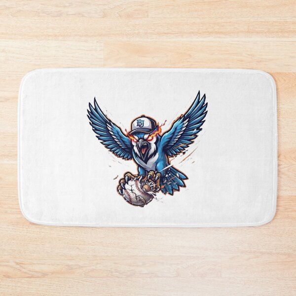 Item preview, Fiery Blue Jay Diving Baseball Attack Mascot designed and sold by Pandora´s Box.