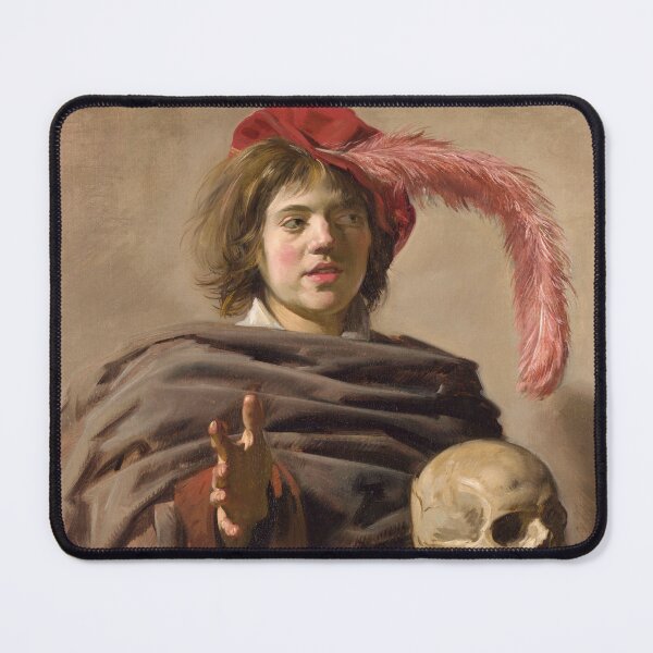Item preview, Frans Hals, "Young Man with a Skull (Vanitas)" (1626-1628) designed and sold by BusinessSocks.