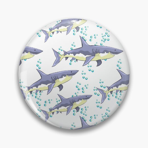 Item preview, Blue Ocean Shark Predatory Fish designed and sold by OrPolly.