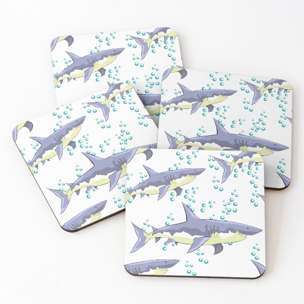 Item preview, Blue Ocean Shark Predatory Fish designed and sold by OrPolly.