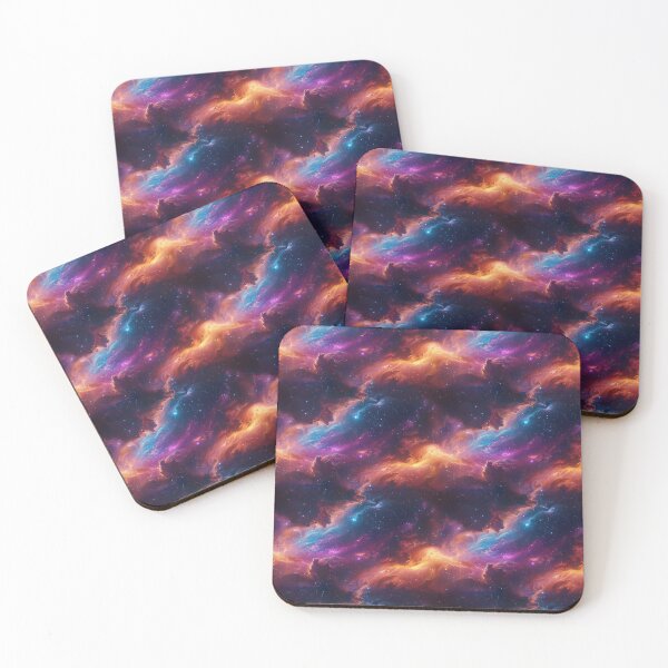 Item preview, Vibrant Cosmic Nebula Space Seamless Pattern designed and sold by NTGUILTY.