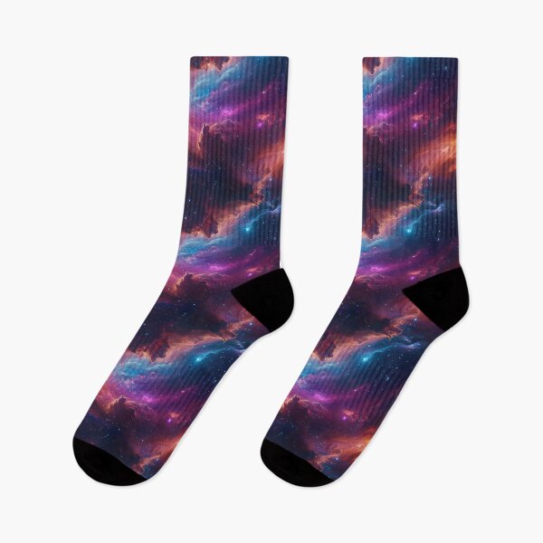 Item preview, Vibrant Cosmic Nebula Space Seamless Pattern designed and sold by NTGUILTY.