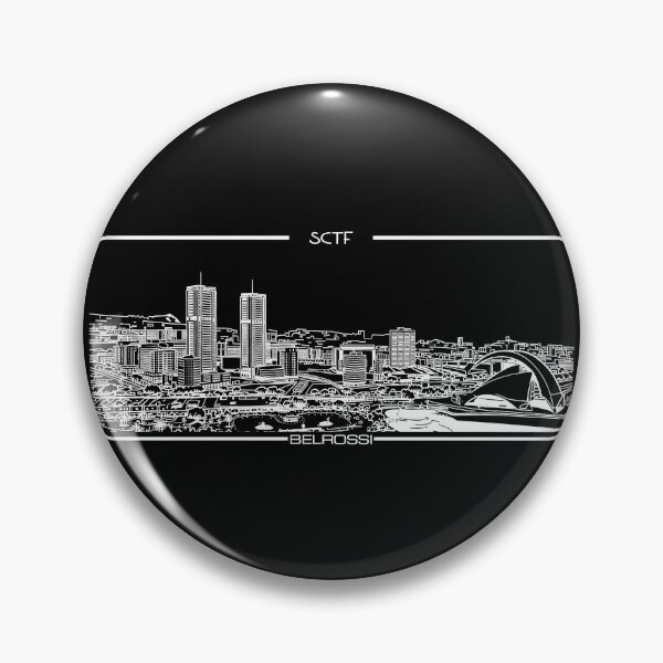 Item preview, Santa Cruz de Tenerife Skyline Minimal Line Art | Modern City Illustration | BELROSSI | Black Edition designed and sold by Belrossi.
