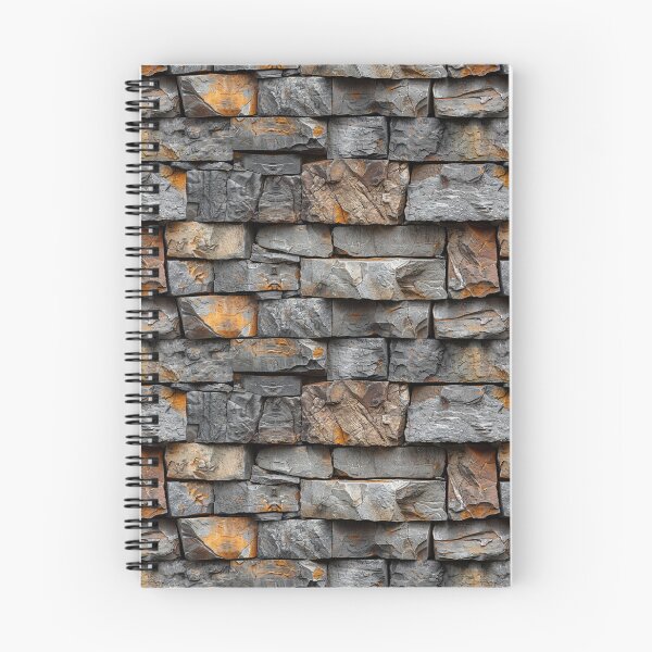 Item preview, Rustic Stacked Slate Stone Wall Seamless Pattern designed and sold by NTGUILTY.
