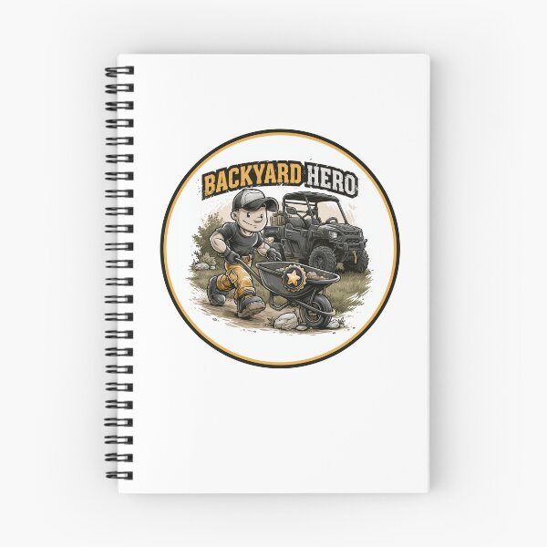 Item preview, Backyard Hero Wheelbarrow Yard Work Design designed and sold by WayOutWorks.