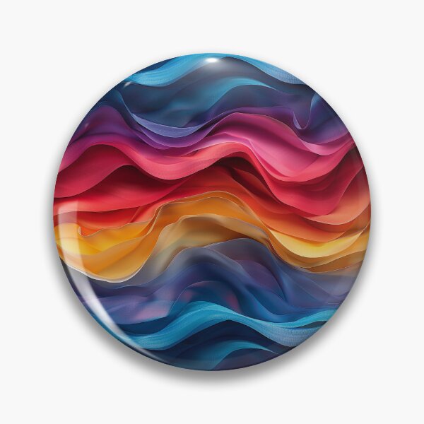 Item preview, Colorful Wavy Ribbon Fabric Waves Seamless Pattern designed and sold by NTGUILTY.