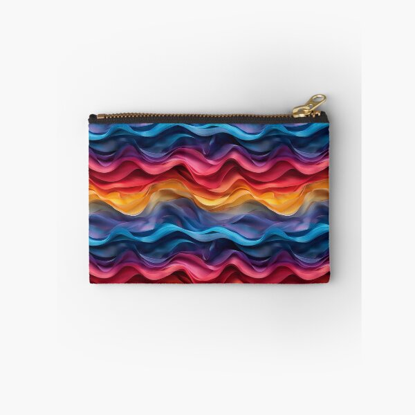 Item preview, Colorful Wavy Ribbon Fabric Waves Seamless Pattern designed and sold by NTGUILTY.