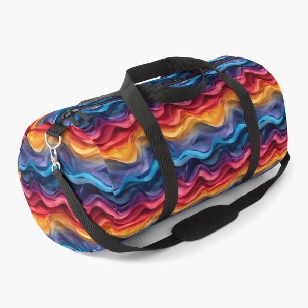 Item preview, Colorful Wavy Ribbon Fabric Waves Seamless Pattern designed and sold by NTGUILTY.