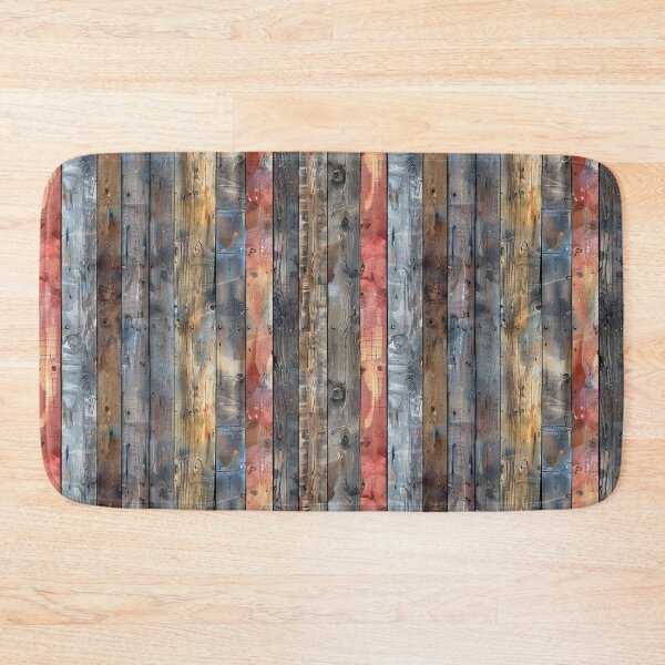 Item preview, Rustic Colorful Weathered Wood Planks Seamless Pattern designed and sold by NTGUILTY.