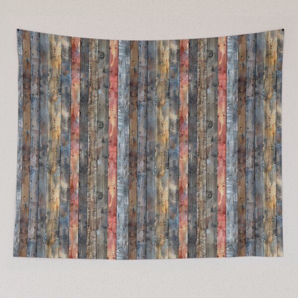 Item preview, Rustic Colorful Weathered Wood Planks Seamless Pattern designed and sold by NTGUILTY.
