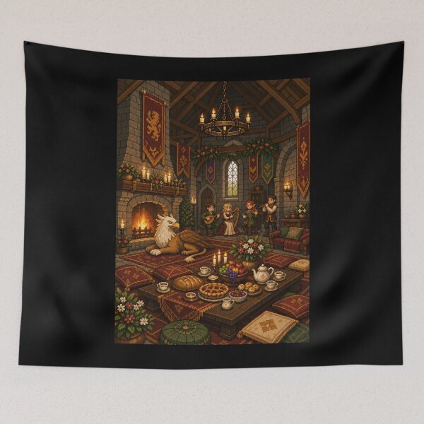 Item preview, Hearthside Ballad with the Gentle Griffin  designed and sold by Sketchlegacy.