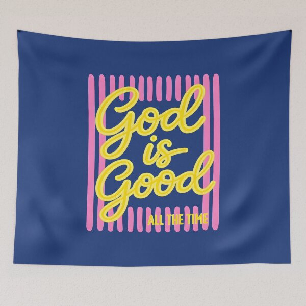 Item preview, God Is Good All The Time Quote Grateful Art designed and sold by AishaOneLove.