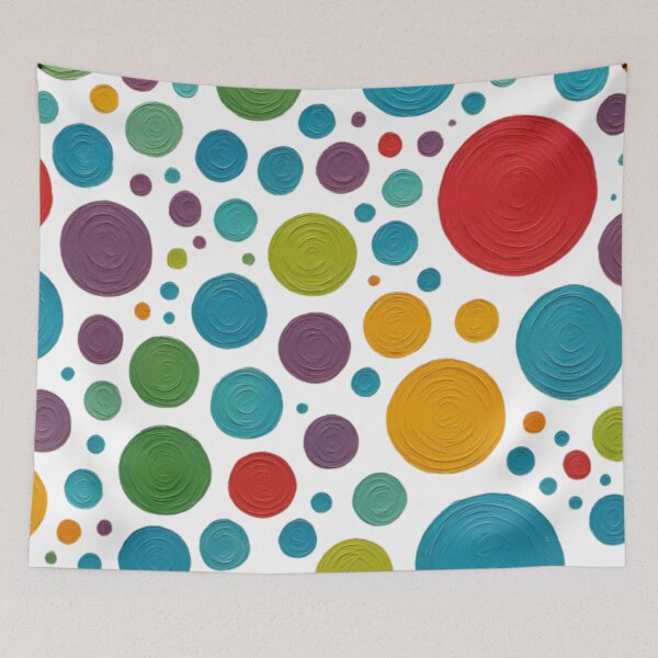 Item preview, Vibrant Concentric Circles designed and sold by Rekline.