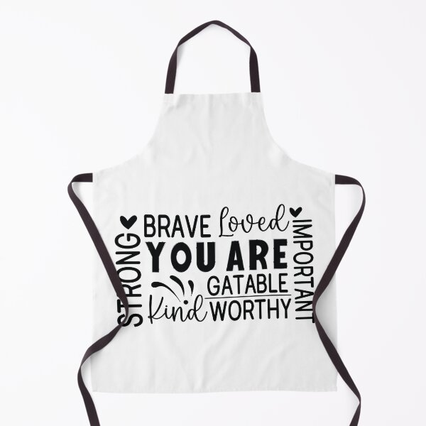Item preview, You Are Brave Loved Strong Important Kind Worthy - Motivational Quotes Retro Vintage Aesthetic Gift designed and sold by FuzionRaptor.